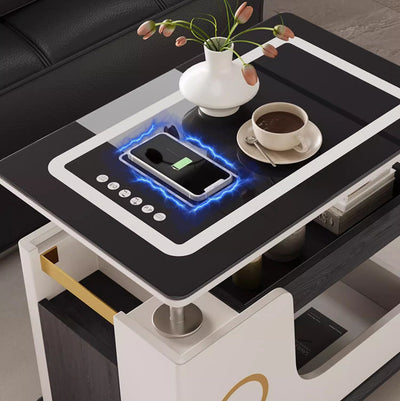 Ultimate Modern Side Table for Home with Touch Screen & Speaker