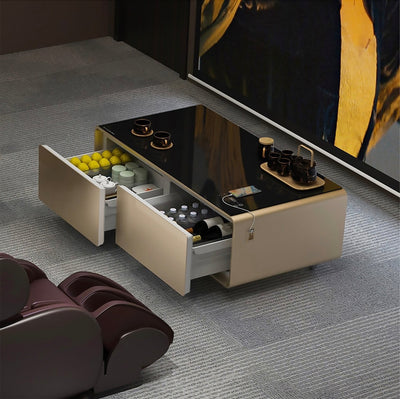 Built in Fridge Smart Coffee Table 130L