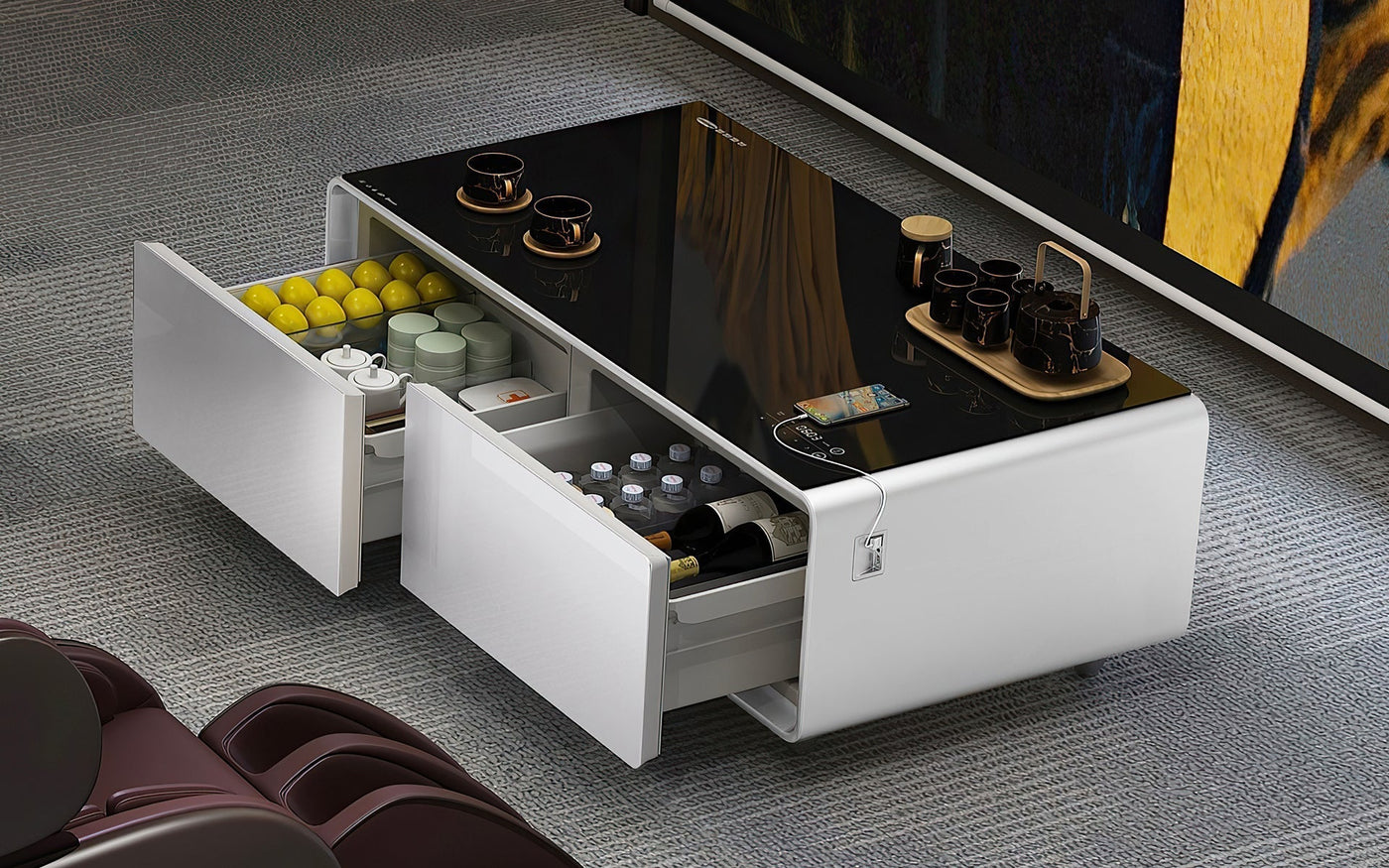 Built in Fridge Smart Coffee Table 130L