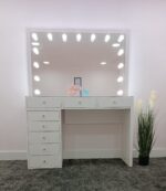 Hollywood Vanity Table with Mirror and Lights